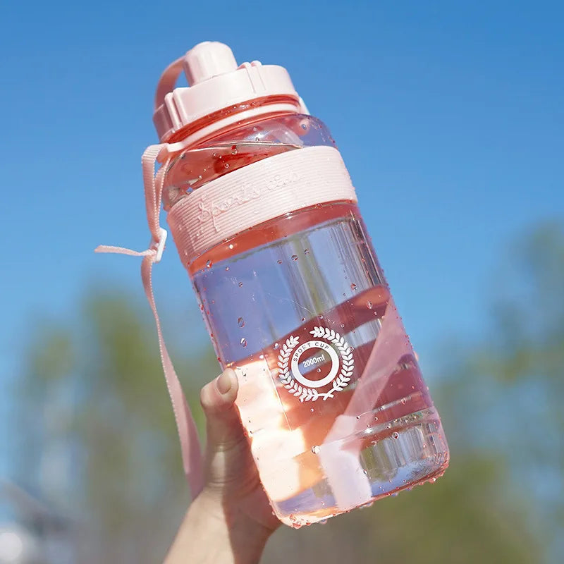 BPA Free Sport Water Bottle with Straw | Perfect for Hydration