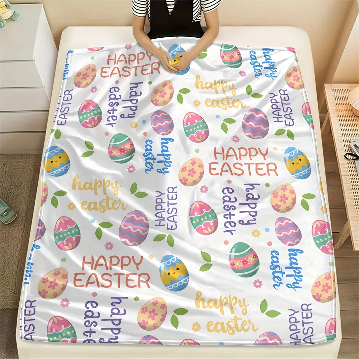 Easter Decorative Blanket | Soft Throw for Home & Gifts