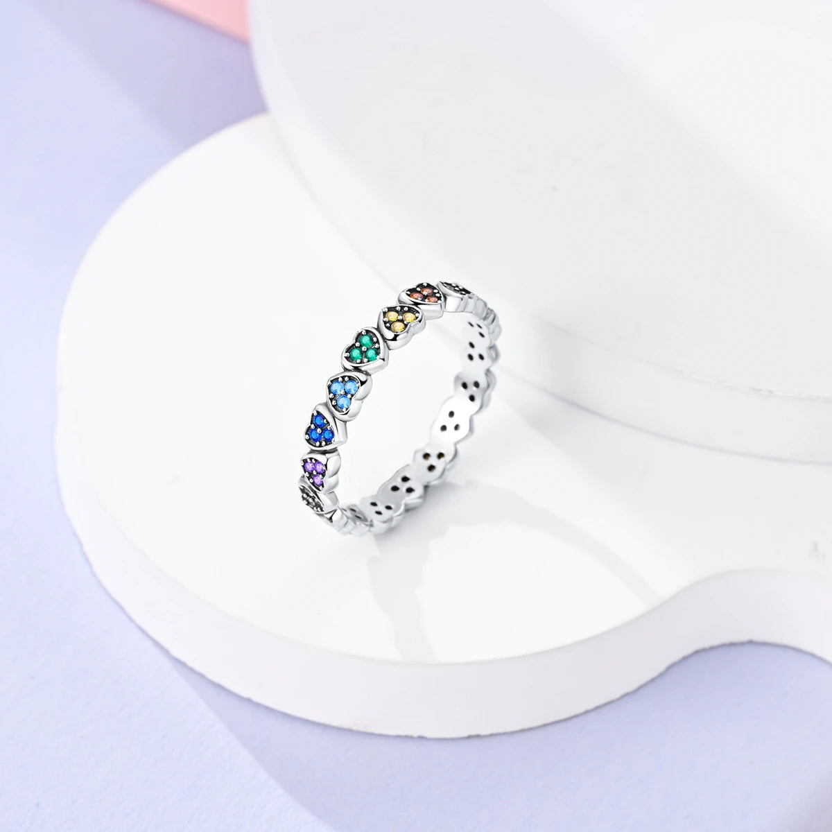 High-Quality 925 Sterling Silver Infinite Love Ring for Women