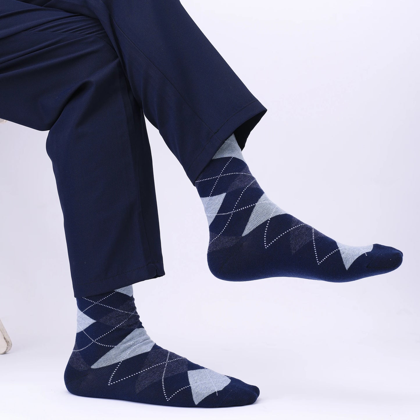 Men's Dress Socks | Breathable Cotton Crew Socks for All Occasions