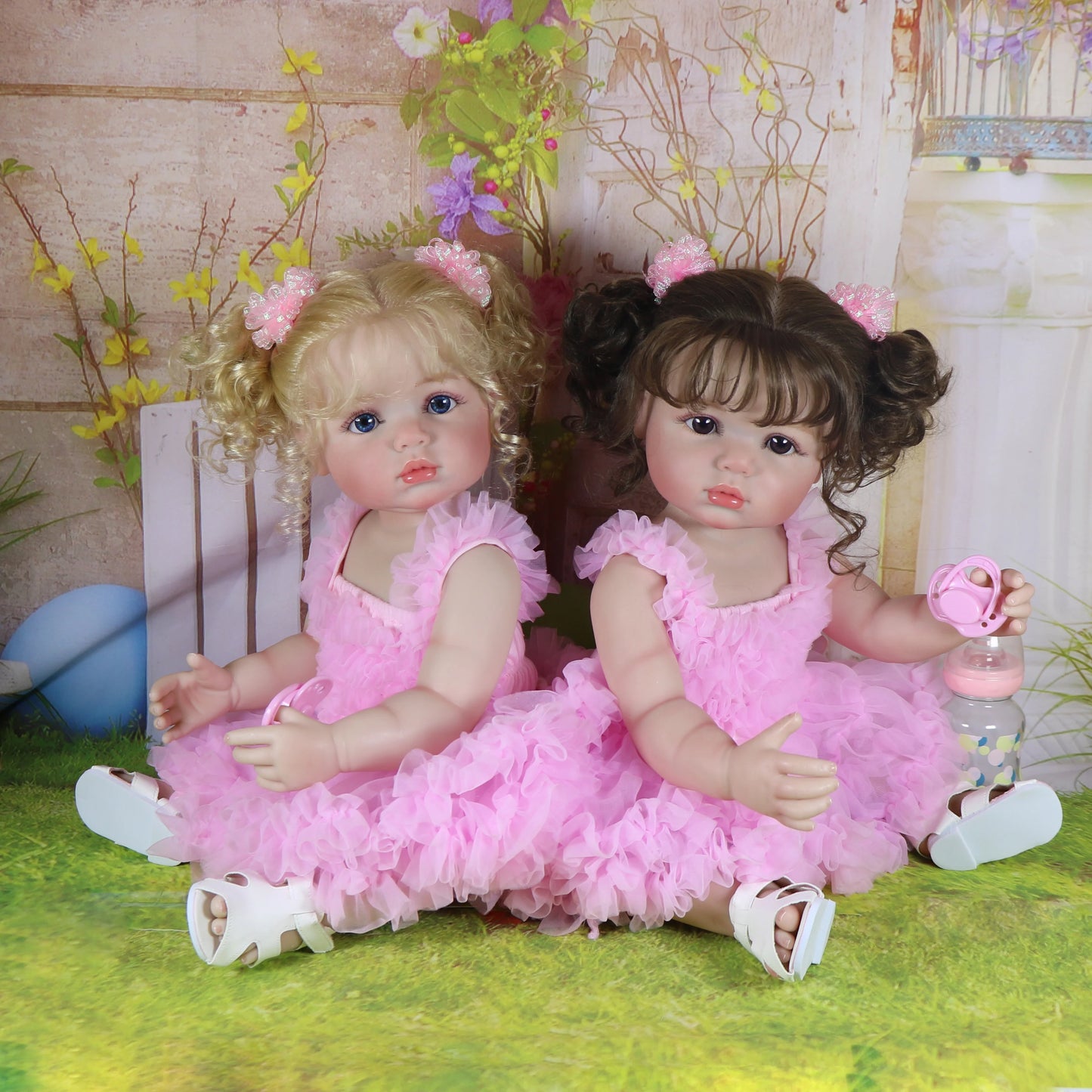 22" Realistic Reborn Baby Doll with Princess Outfit & Accessories