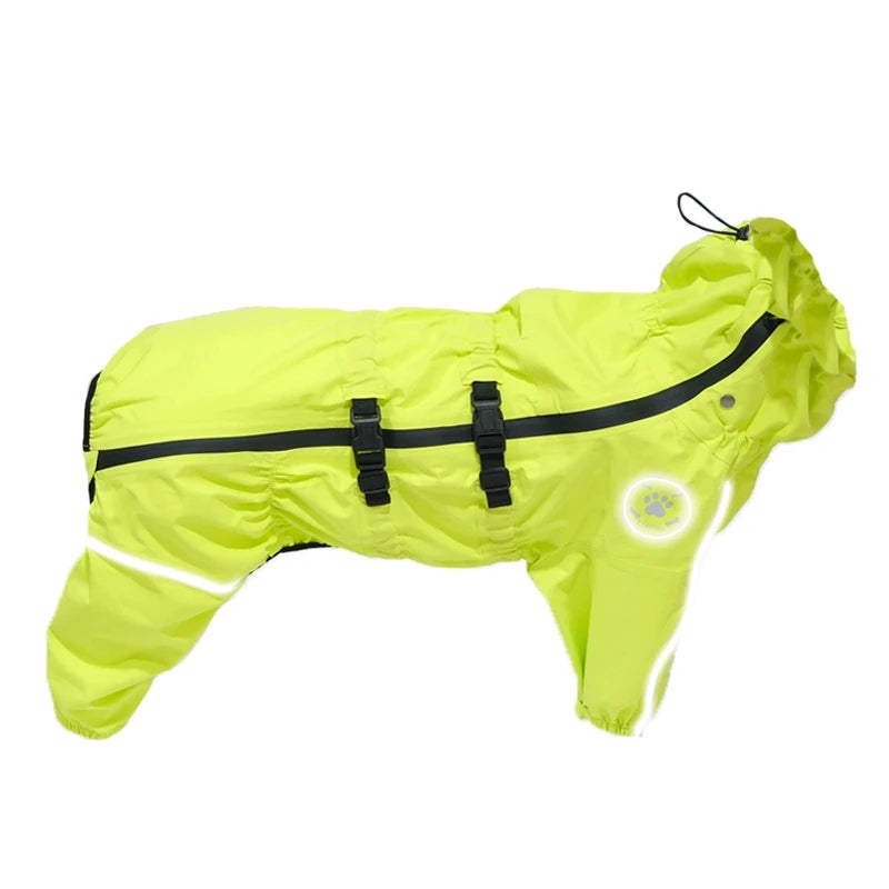 Waterproof Reflective Dog Raincoat | Adjustable Pet Jacket