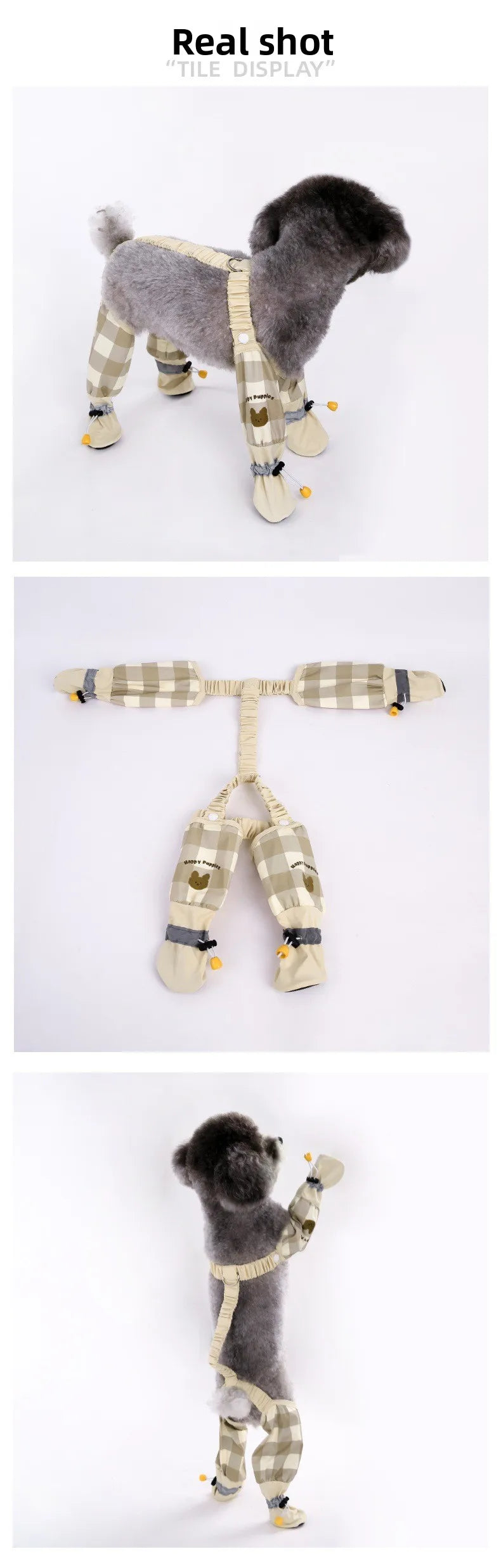 Reflective Anti-Slip Dog Jumpsuit | Dustproof Pet Pants