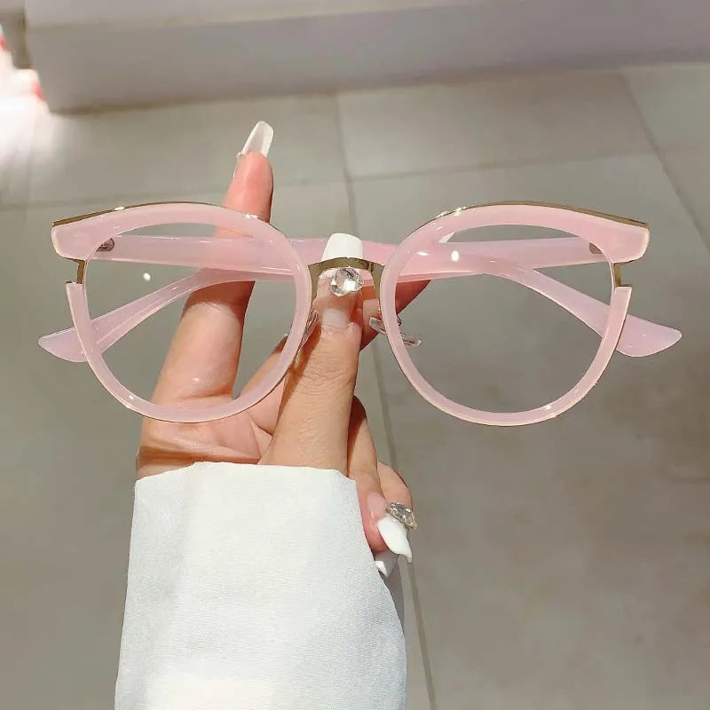 Stylish Cat Eye Eyeglasses | Trendy Colorful Computer Specs