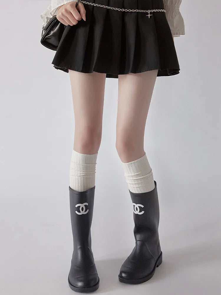 Stylish Knee Length Stockings for Women | Chic & Slimming Fashion