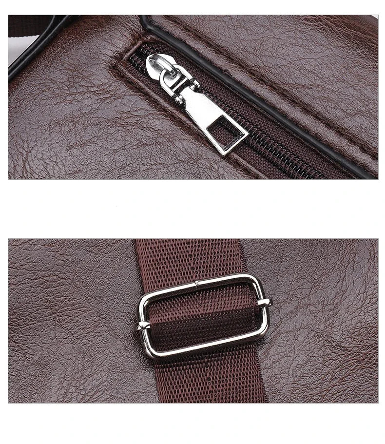 Luxury Vintage Leather Messenger Bags for Men | Stylish Shoulder Bag