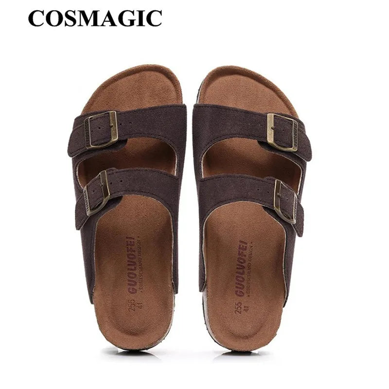 Summer Women's Casual Cork Slippers | Stylish Outdoor Slides