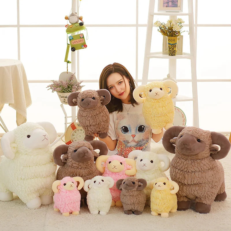 Kawaii Alpacasso Plush Toys | Soft Stuffed Sheep Pillows