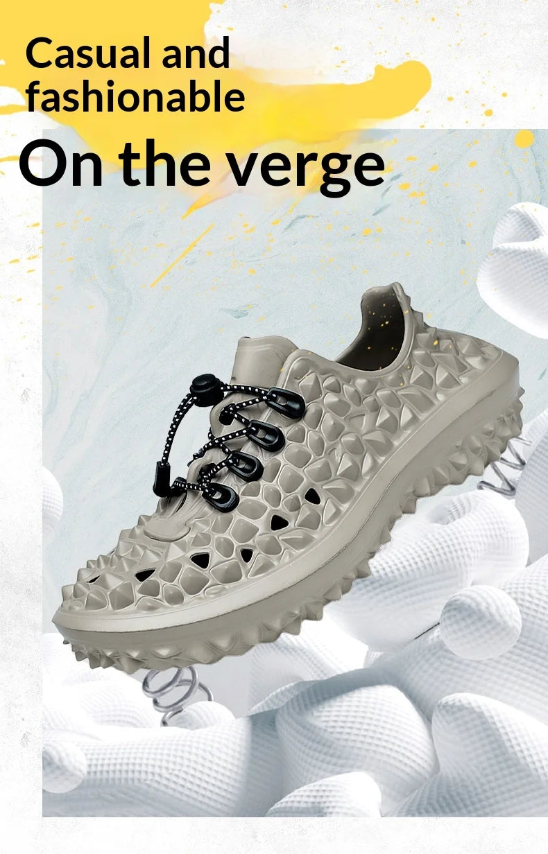 Men's Durable Hollow-Out Clogs | Lightweight Outdoor Sandals