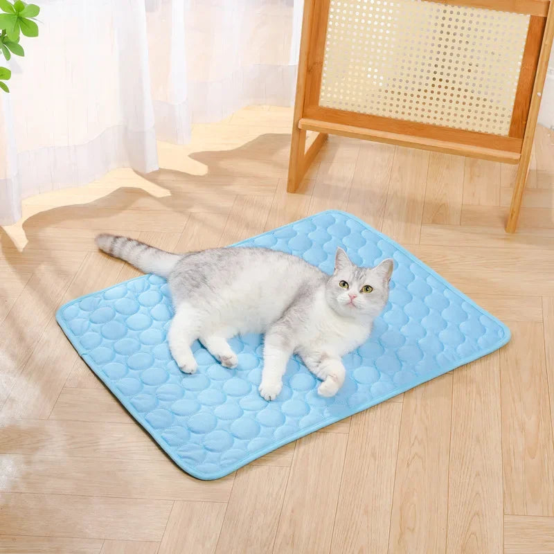 Cooling Pet Ice Pad | Breathable Washable Sleep Mat for Pets