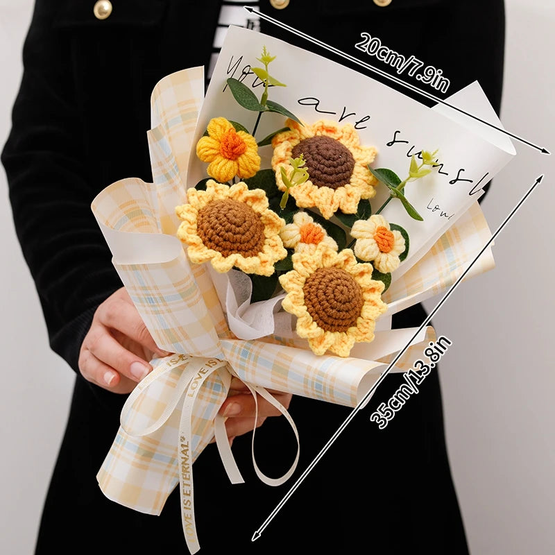 Ramo Eterno de Flores de Ganchillo | El Regalo Perfecto para Cualquier Ocasión