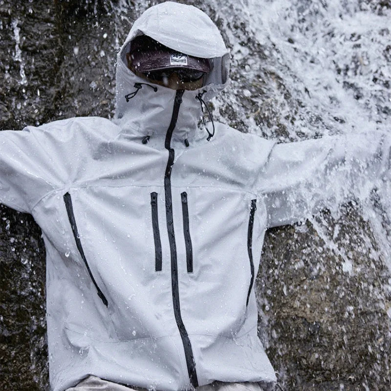 Premium Waterproof Multi-Pocket Utility Mountain Jacket for All Seasons