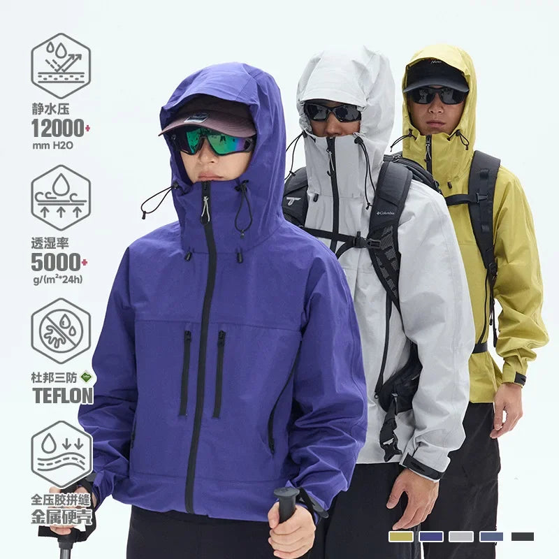 Premium Waterproof Multi-Pocket Utility Mountain Jacket for All Seasons