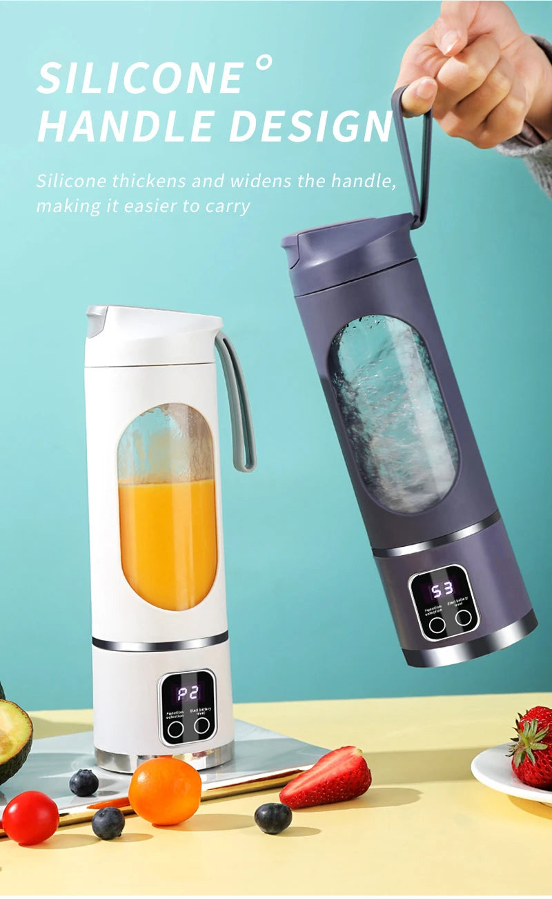 Portable Fruit Juicer | USB Rechargeable Blender for Smoothies