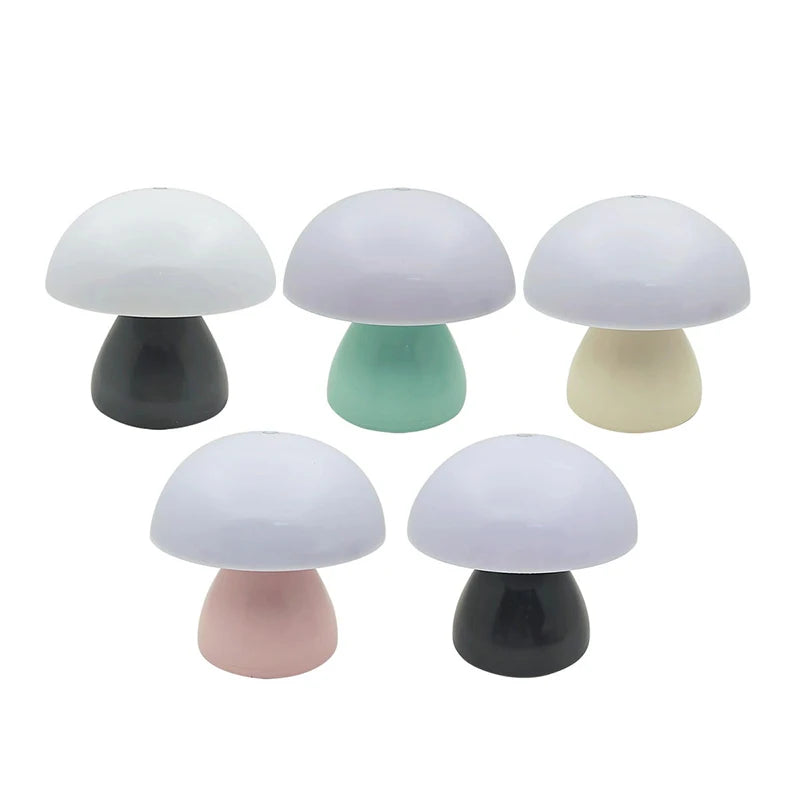 Lámpara de Mesa LED Seta | Luz Nocturna Táctil