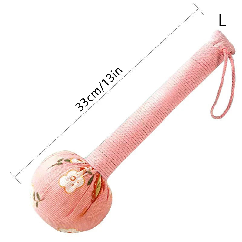 Long-Handled Wormwood Massage Hammer for Stress Relief