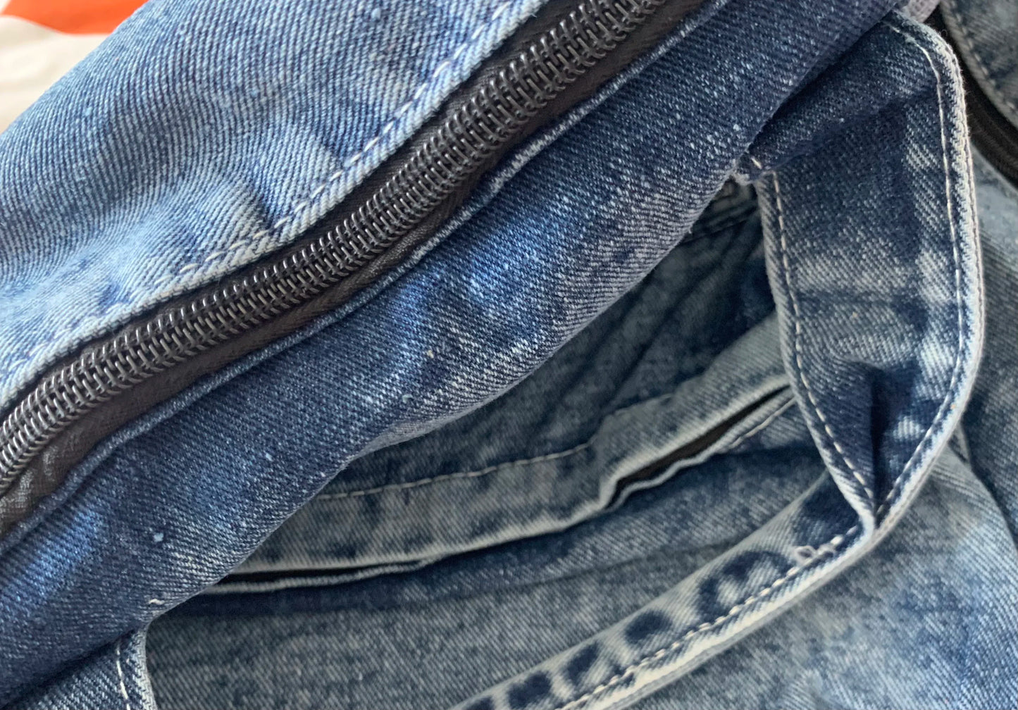 Casual Denim Backpack | Large Capacity Laptop Bag for School & Travel