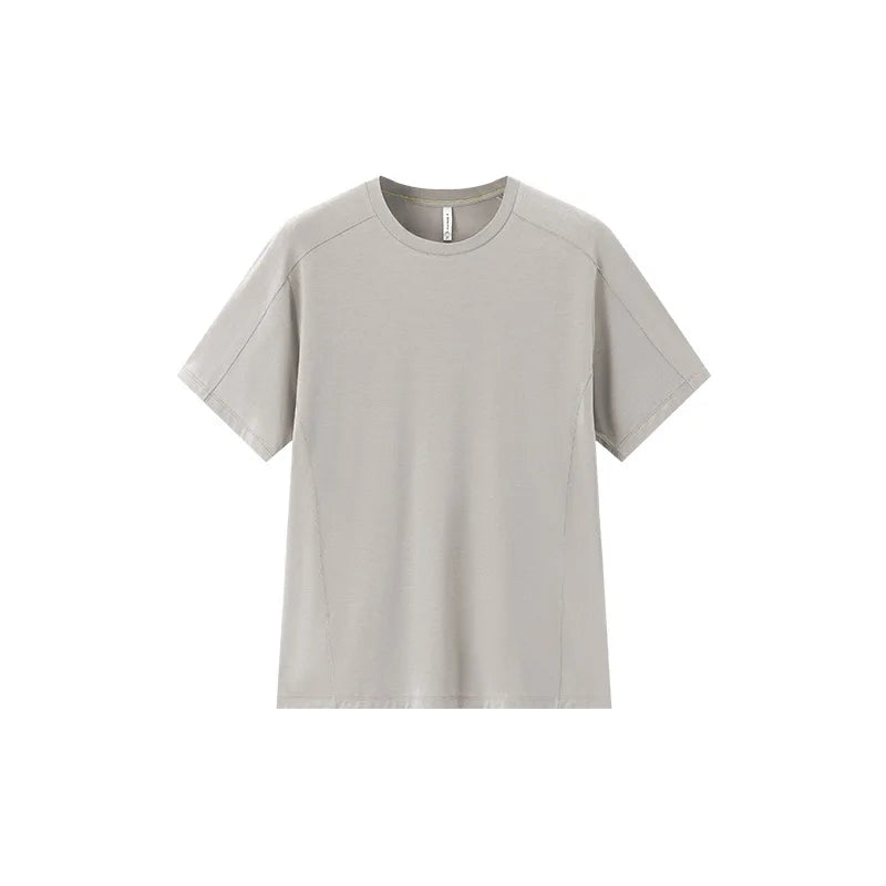 New Zealand Merino Wool T-Shirt Mens Summer Quick Dry Moisture Wicking Breathable Athletic Hiking Camping Gym Short Sleeve
