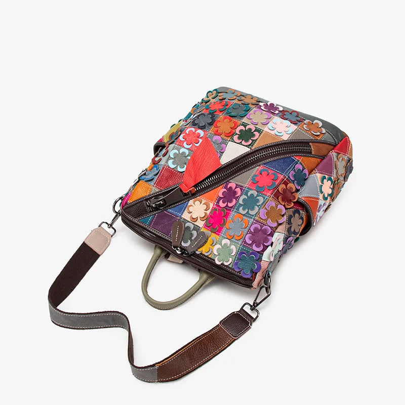 Stylish Leather Travel Backpack for Women | Versatile & Chic