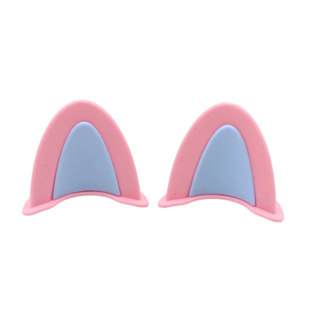 Cute Cat Ears Motorcycle Helmet Decorations | Fun Helmet Accessories