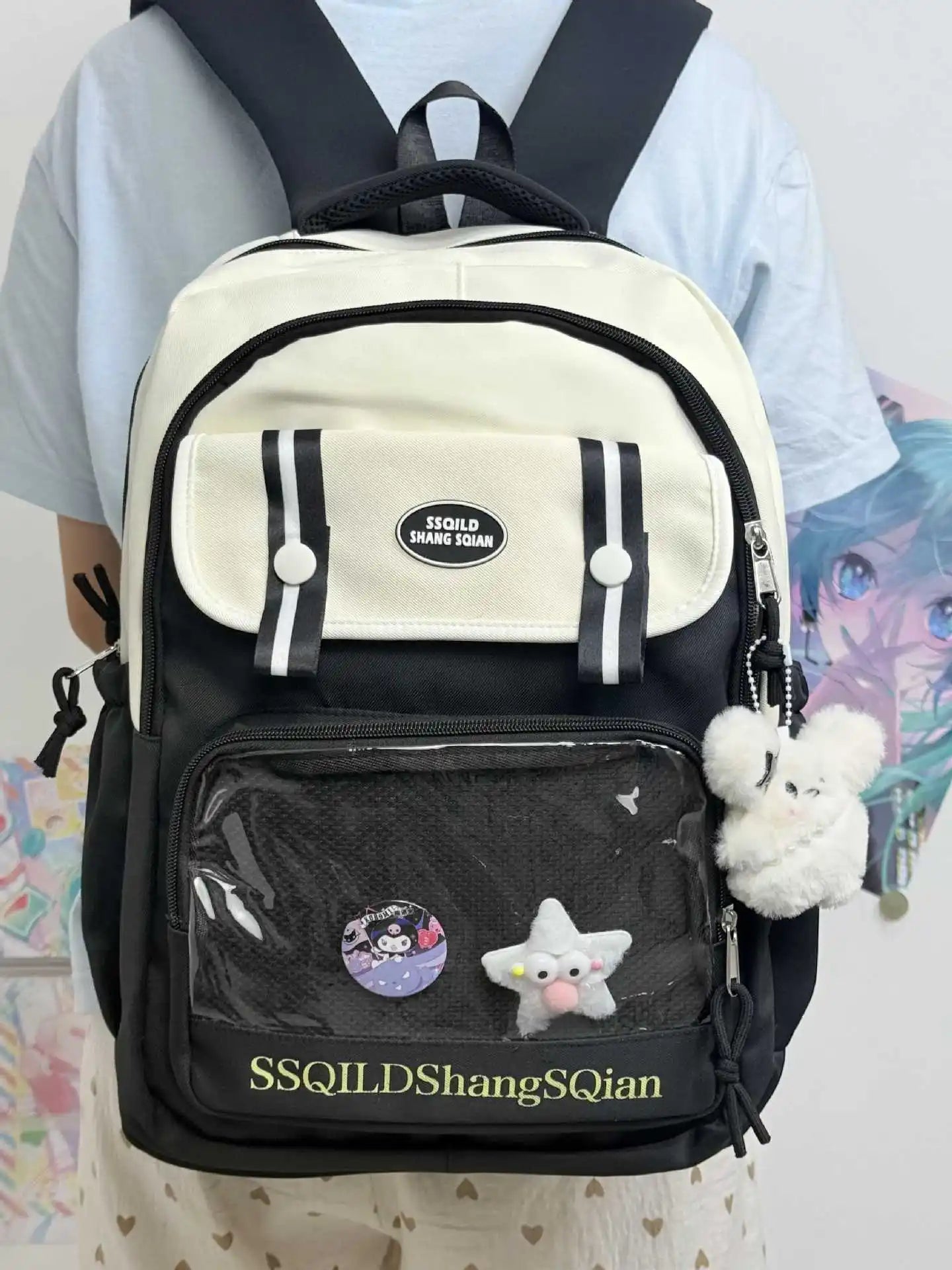 Cute Japanese Style Versatile Backpack | Fashionable Double Shoulder Bag