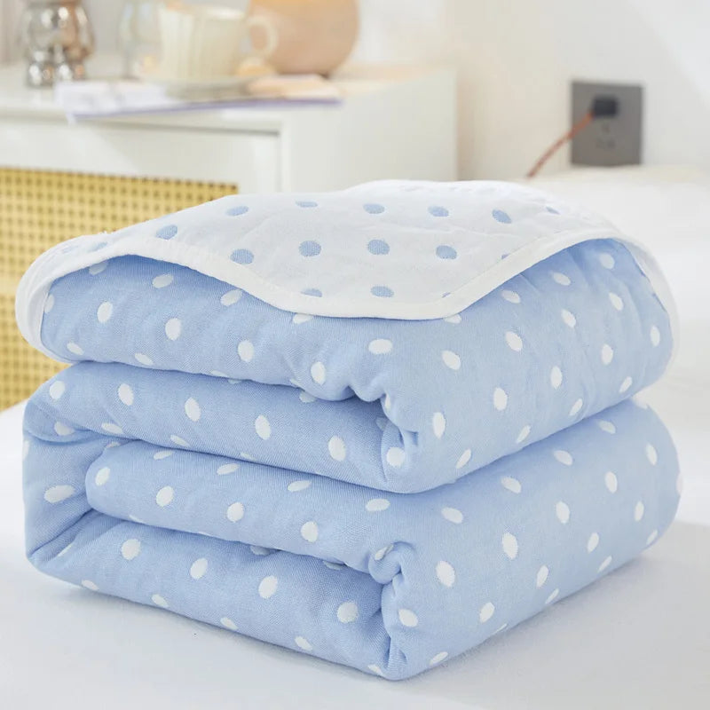 Breathable Summer Quilt | Multi-functional Cotton Towel Blanket