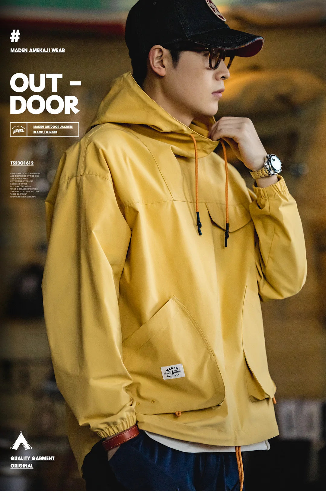 Men's Casual Multi-Pocket Hooded Jackets | Stylish Spring & Fall Wear