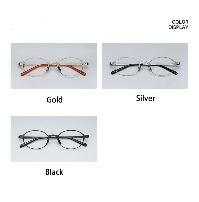 Oval Titanium Photochromic Sunglasses | Elegant Women's Eyewear
