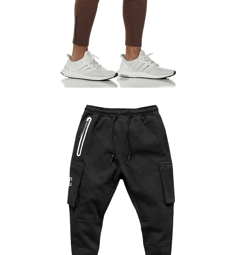 Men's Multi-Pocket Workout Training Pants | Stylish Jogging Sweatpants