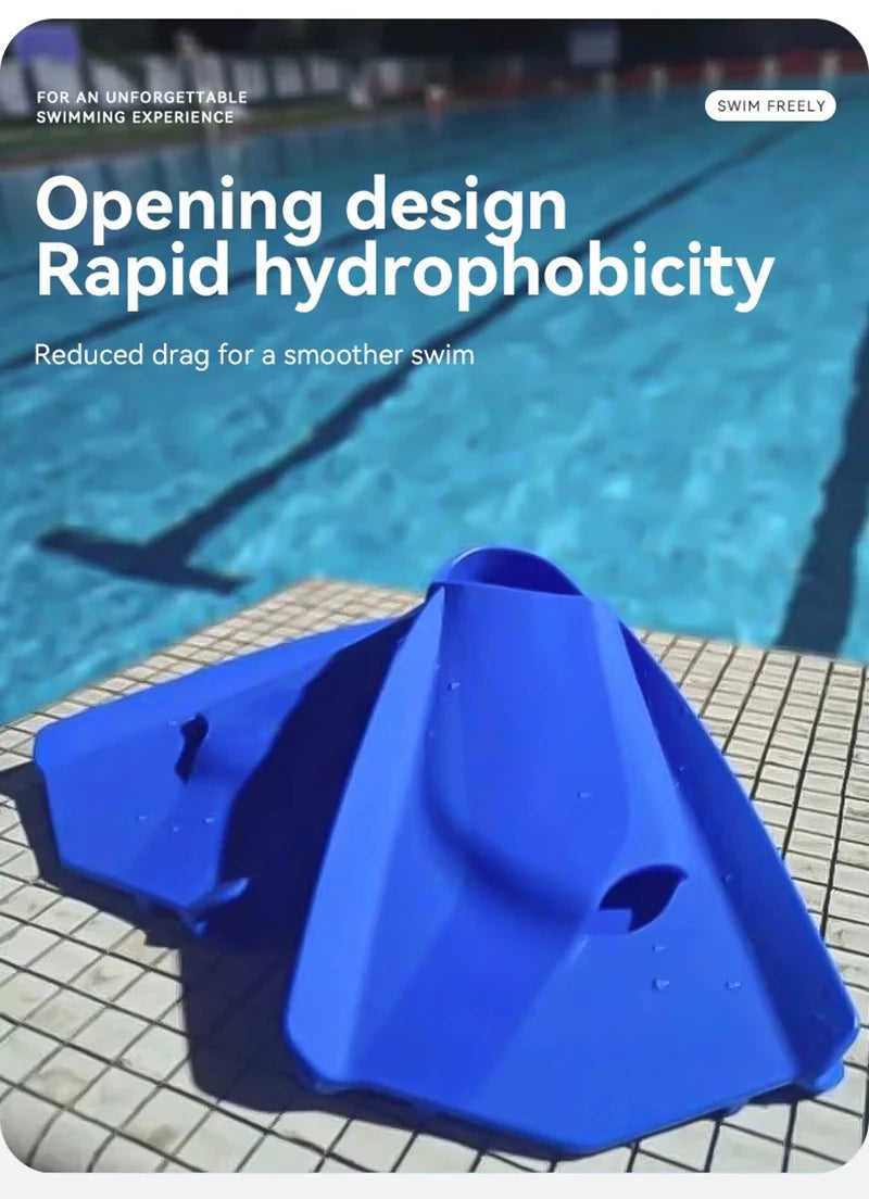 Adjustable Short Swimming Flippers | Comfortable Swim Fins
