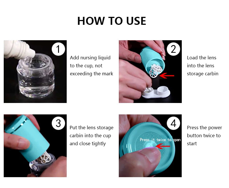 Ultrasonic Contact Lens Cleaner | Intelligent Lens Cleaning Machine
