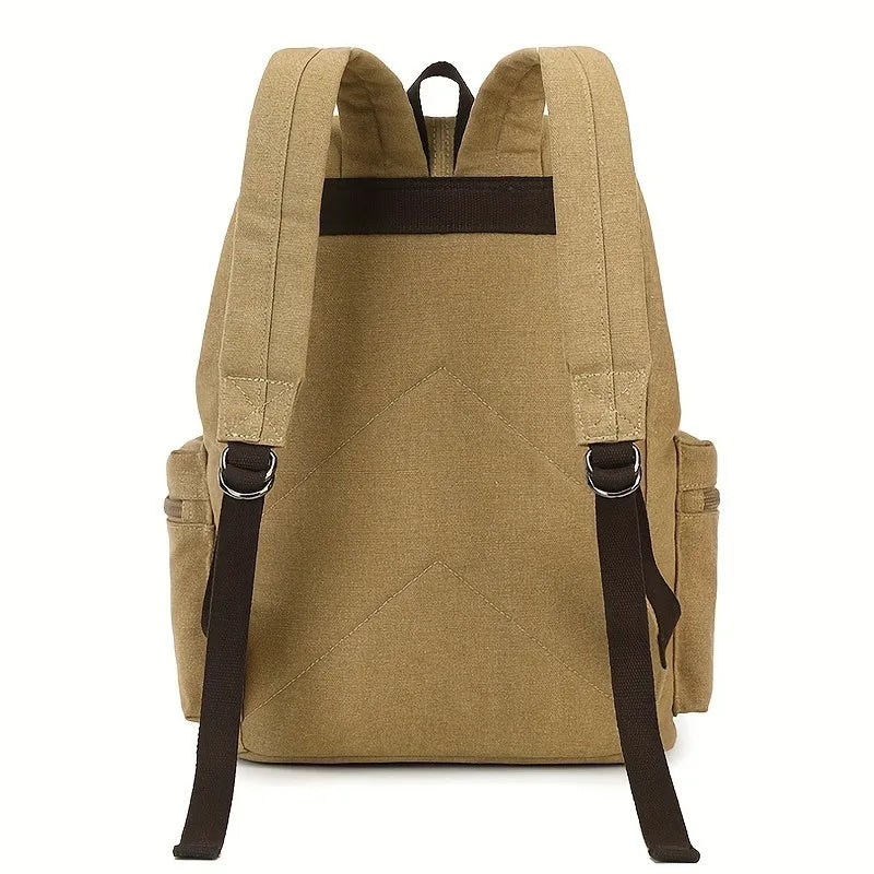 Stylish Large Capacity Canvas Backpack | Unisex Travel Bag