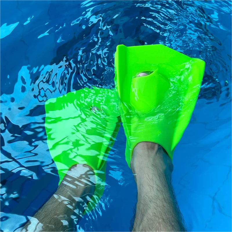 Adjustable Short Swimming Flippers | Comfortable Swim Fins