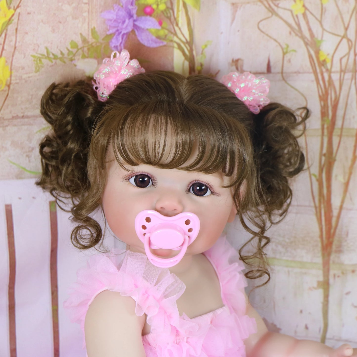 22" Realistic Reborn Baby Doll with Princess Outfit & Accessories