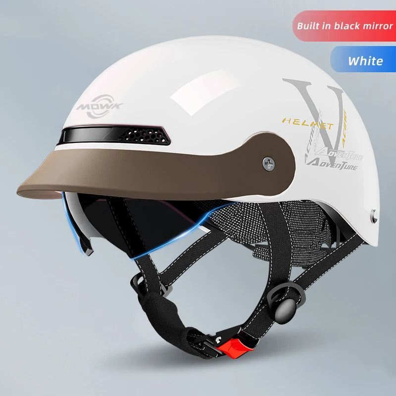 Summer Breathable Open Face Motorcycle Helmet for Adults