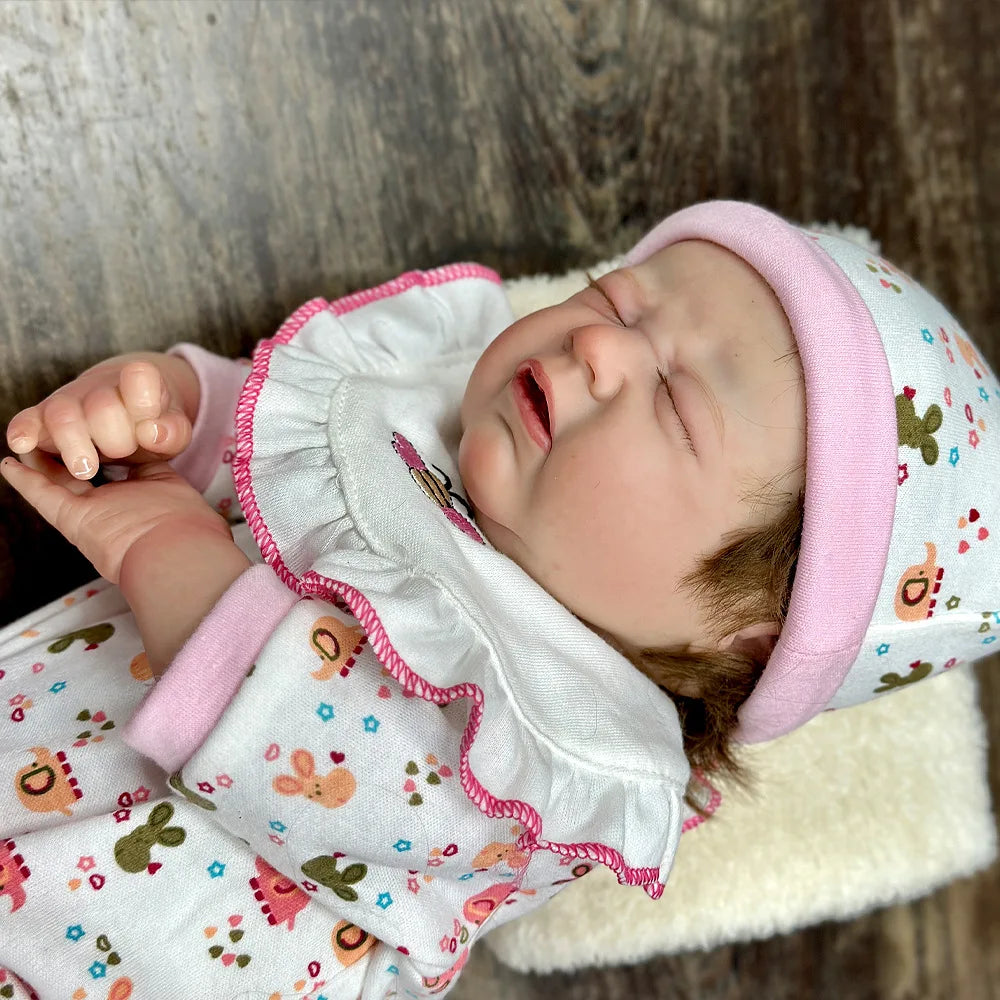 17 Inch Reborn Doll with Crying Expression | Perfect Gift for Collectors