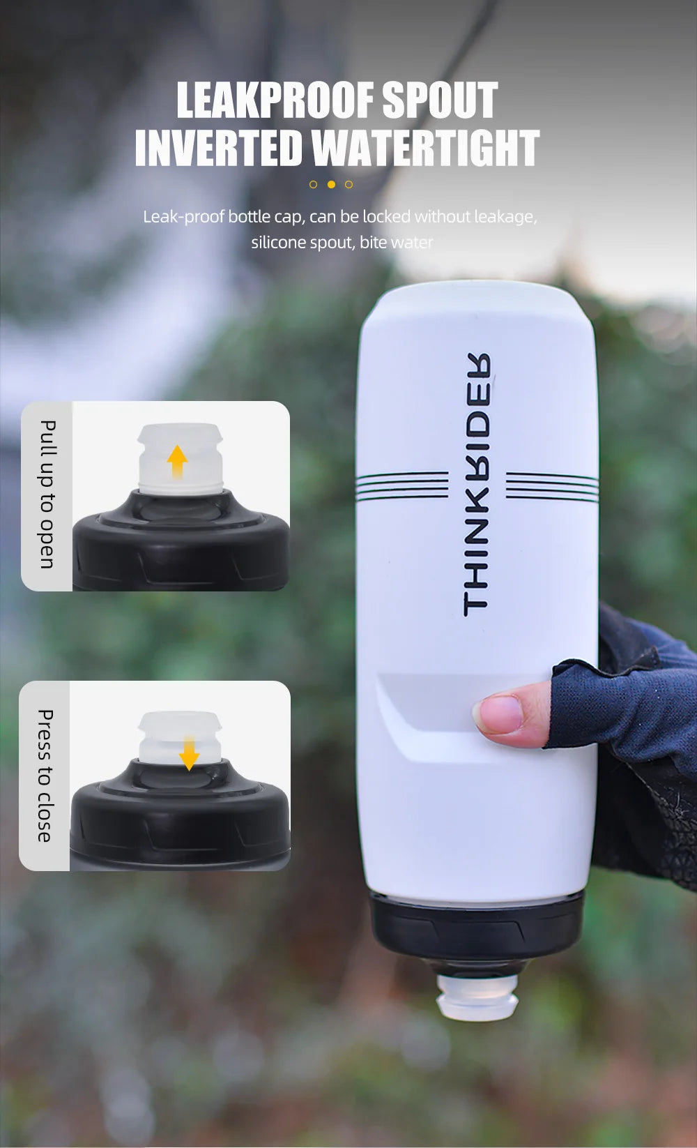 Large Capacity Bicycle Water Bottle | Portable Cycling Hydration