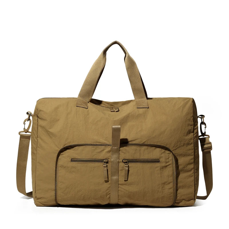 Large Capacity Foldable Travel Handbag for Men and Women
