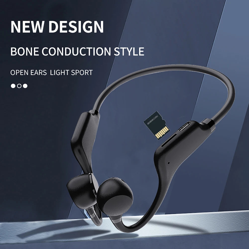 Bluetooth 5.2 Bone Conduction Earphones | TWS Wireless Headphones