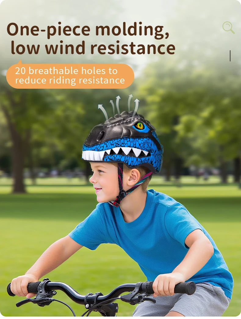 Children's 3D Shockproof Bicycle Helmet | Safe & Comfortable Fit