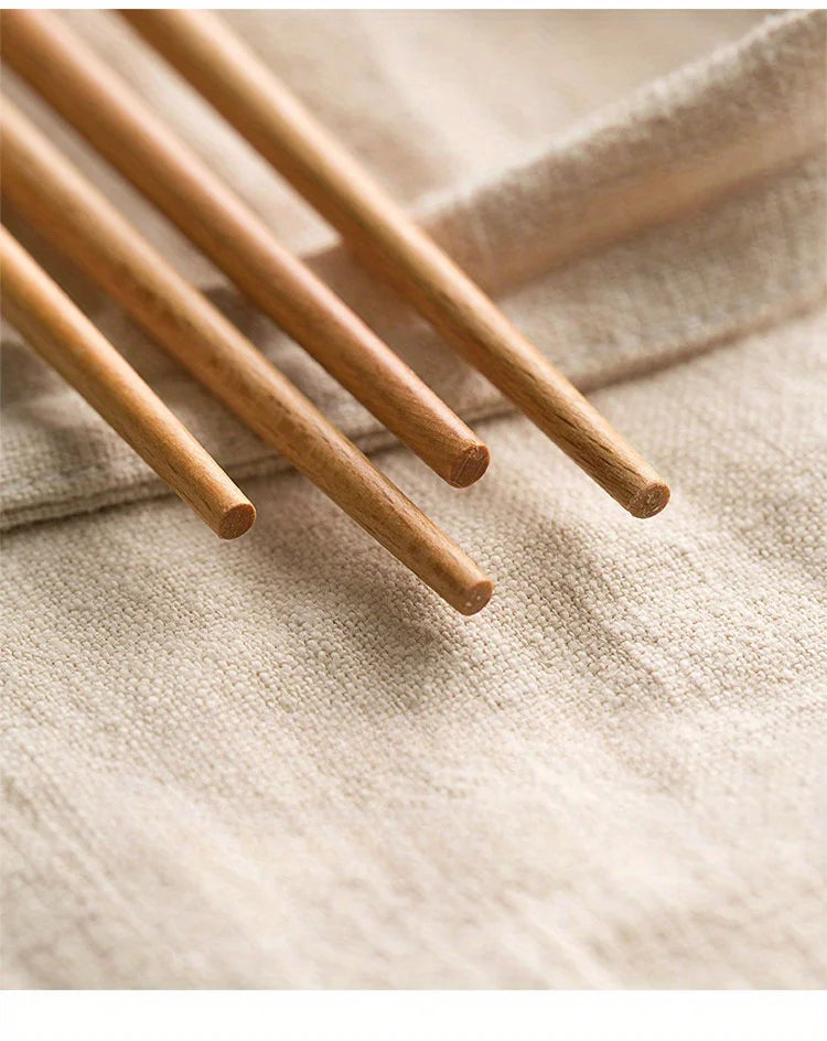 Extra Long Wooden Chopsticks | Polished Beech for Cooking & Dining