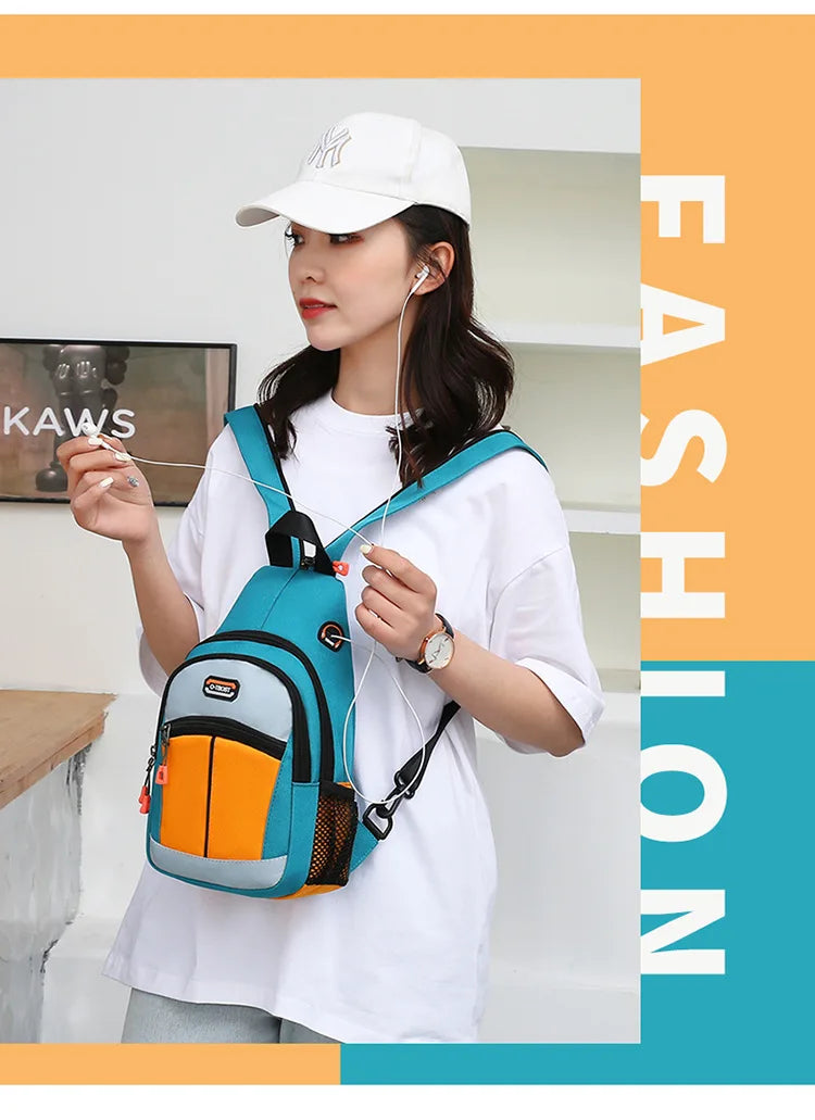 Women's Multifunctional Crossbody Bag | Waterproof Oxford Fabric