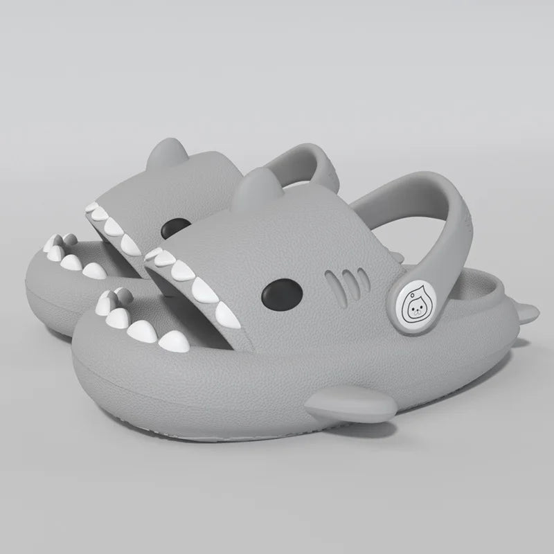Kids Shark Slippers | Cartoon Non-slip Soft Sandals for Summer