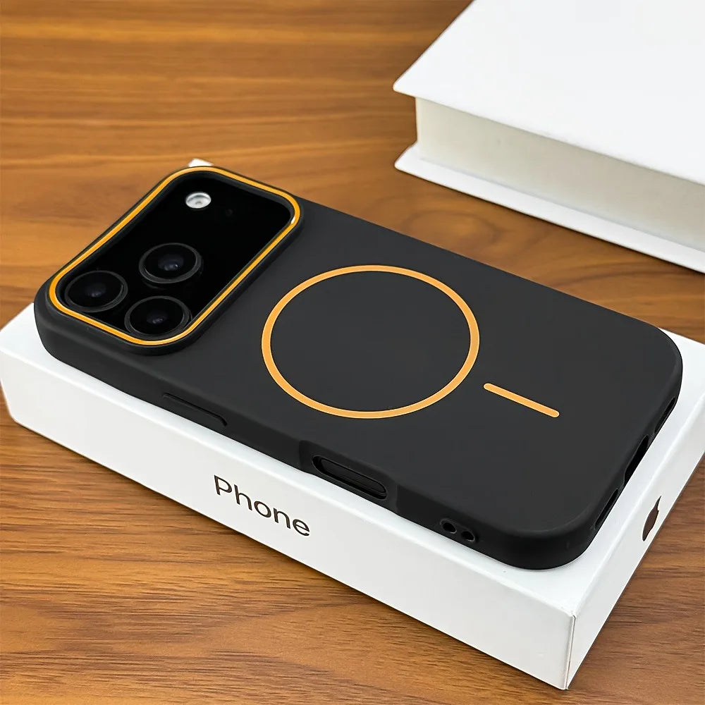 Funda Magnética Mate de Lujo para Teléfono | Elegante Protección para iPhone