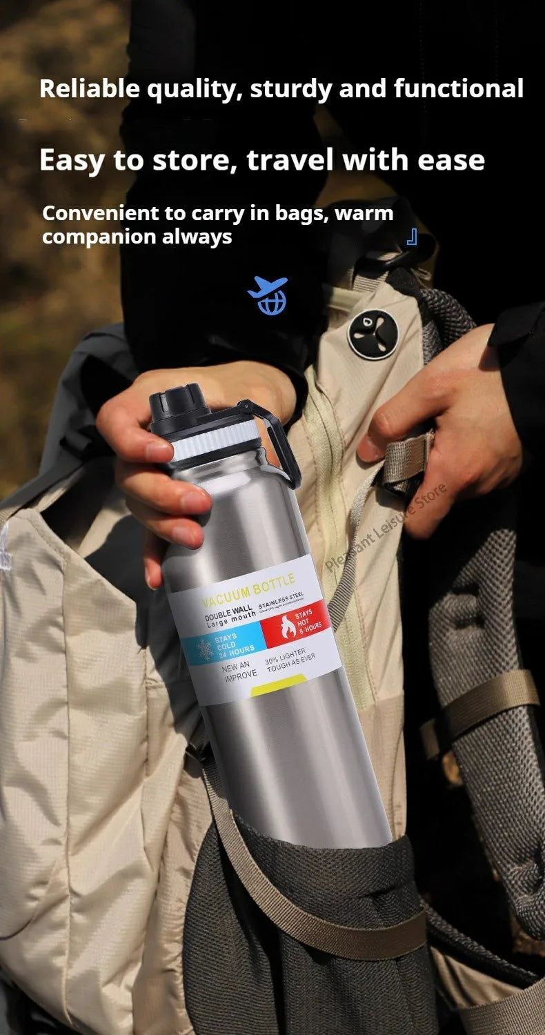 Stainless Steel Vacuum Thermos Bottle | Insulated Sport Mug