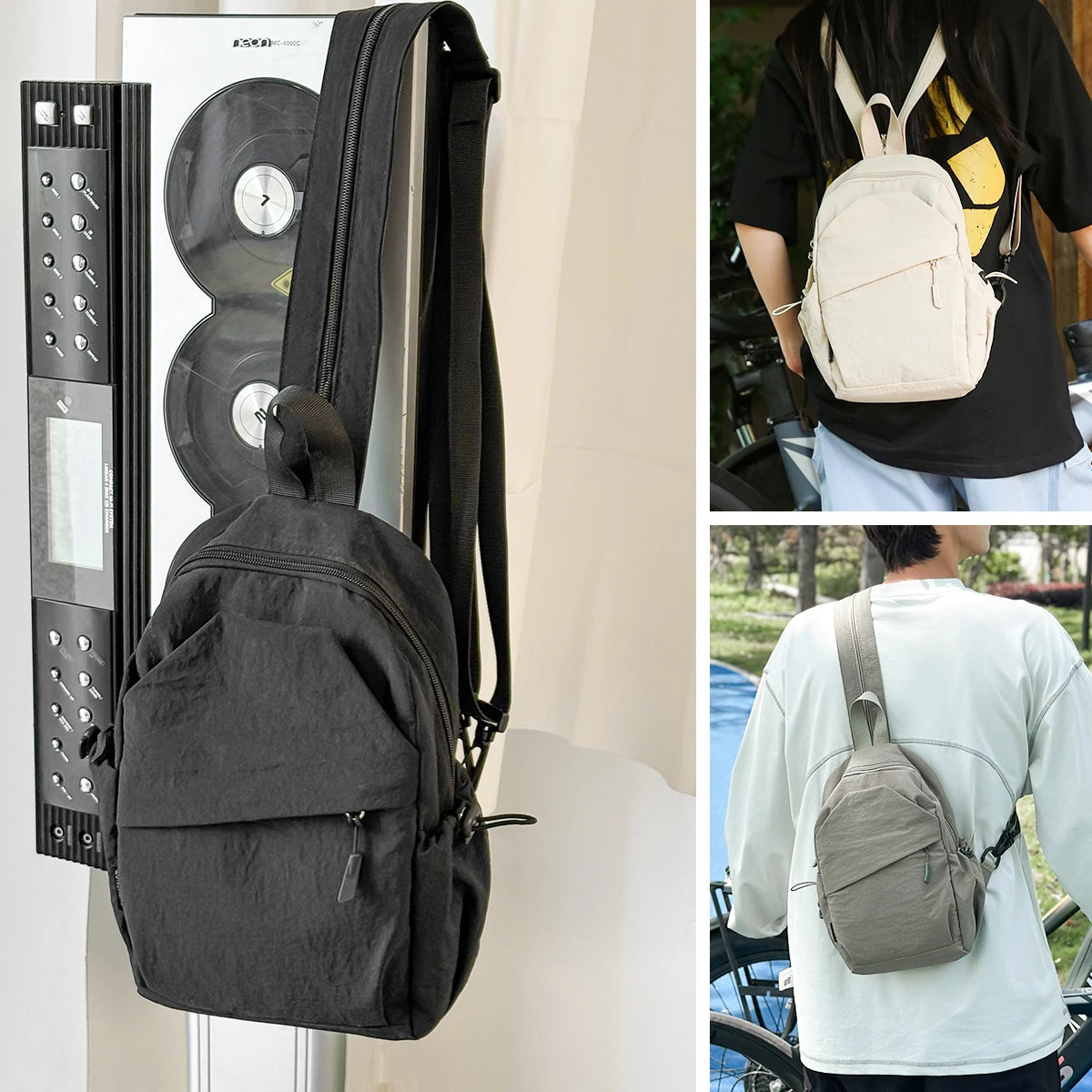 Men's Fashionable Chest Bag | Versatile Casual Commuter Shoulder Bag