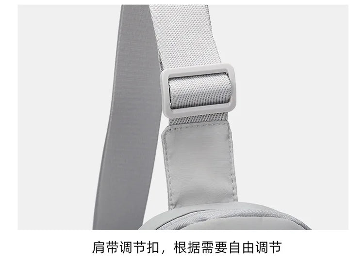 Waterproof PU Leather Sling Bag | Versatile Unisex Chest Bag