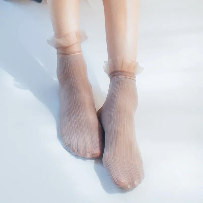 Women's Sexy Lace Socks | Cute Kawaii Fashionable Long Socks
