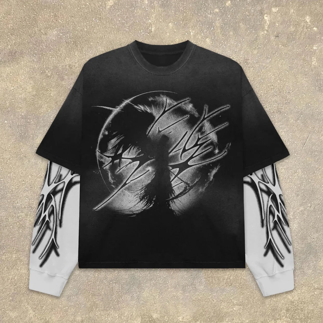 Men's Vintage Gothic Pullover Sweatshirt | Stylish & Cozy