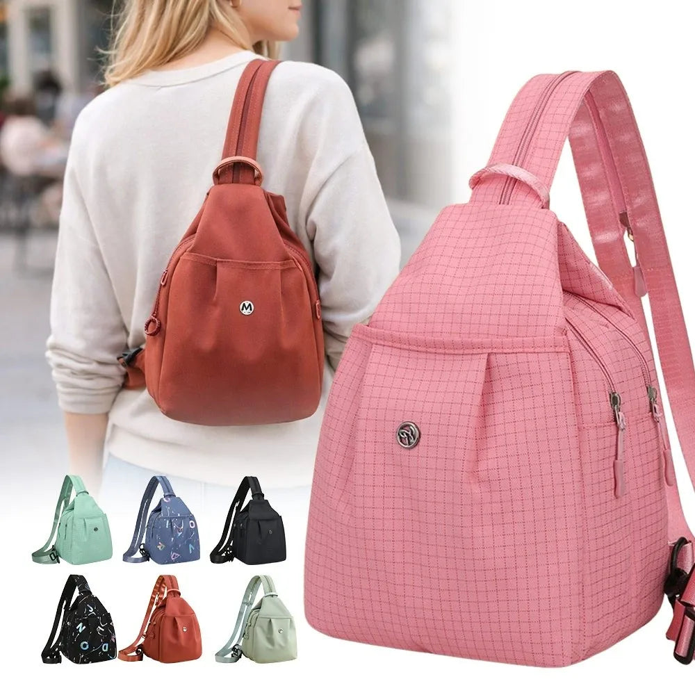 Large Capacity Waterproof Oxford Fabric Backpack for Travel & Hiking